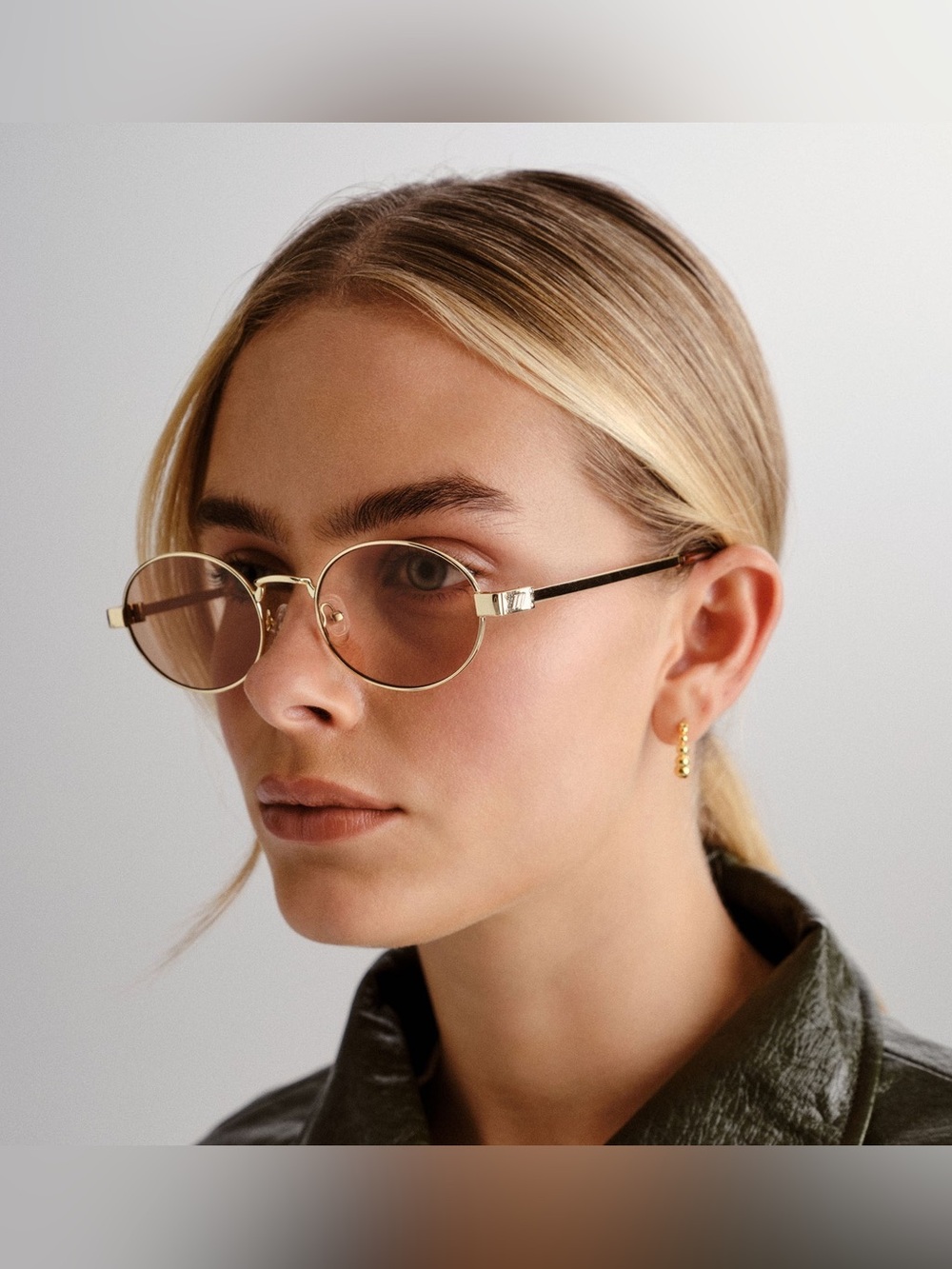 Poisedon Deux Gold Frame Sunglasses - Gold